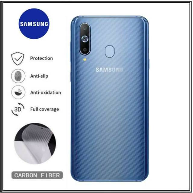 Garskin Carbon Samsung A20s Skin Back Protector Anti Gores Belakang Hp Anti Jamur DI ROMAN ACC
