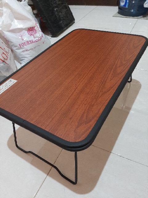 Livid Meja Laptop Coklat - Meja Belajar - Meja Lipat Serbaguna