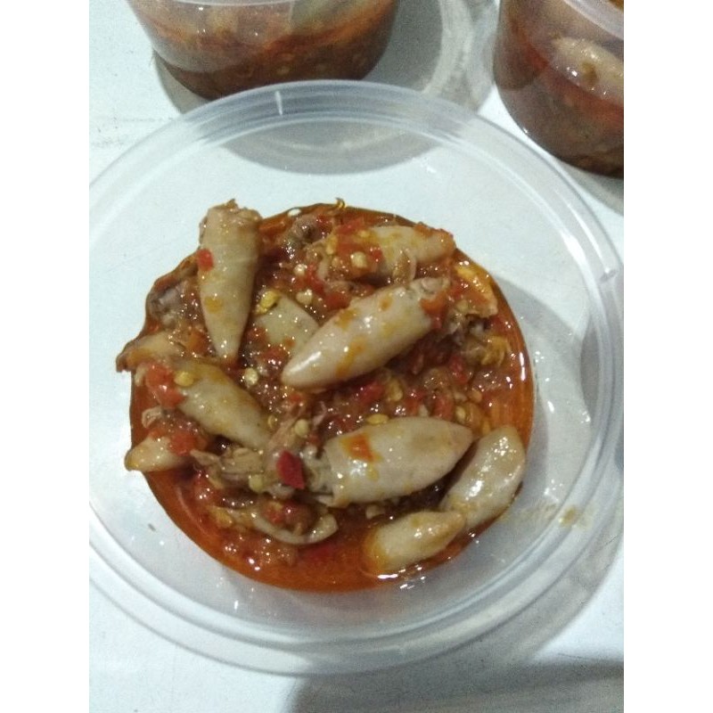 

sambel sambal baby cumi mercon