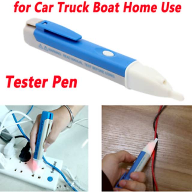 Tespen DC AC Alat Cek Arus Listrik Tespen Detektor Voltase Tespen Kebel Putus Voltage 90-1000V