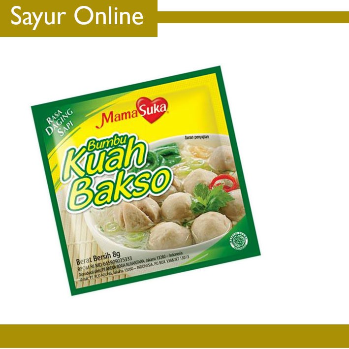 

[SayurOnline] BUMBU KUAH BAKSO MAMA SUKA [8g]