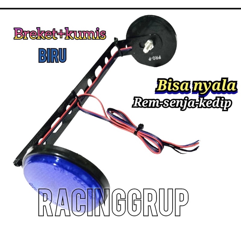 mata kucing stanley plus breket spakbor belakang dudukan plat nomer side marker motor honda yamaha suzuki kawasaki universal ala vietnam