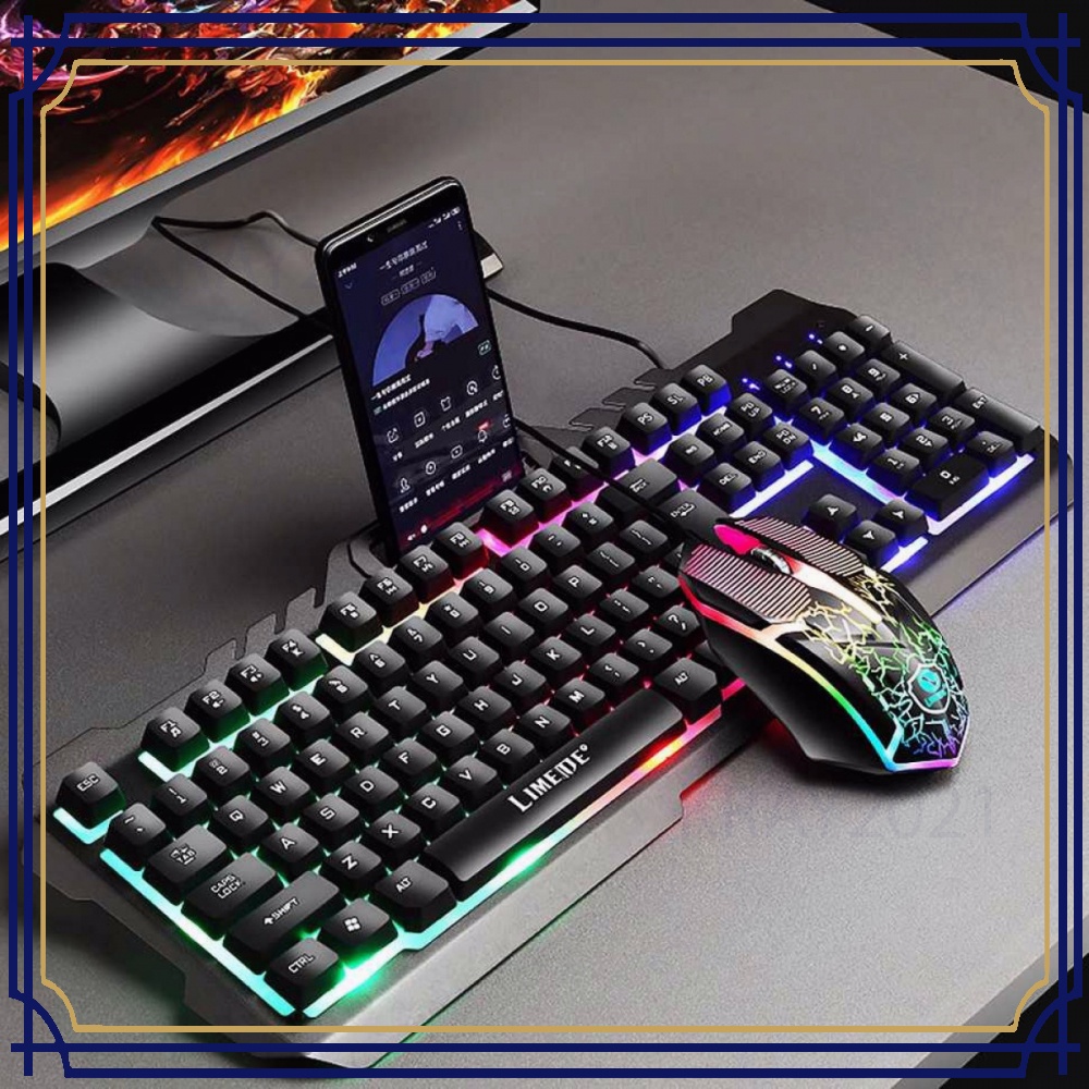 Combo Keyboard Gaming RGB with Mouse + Holder Smartphone KB032