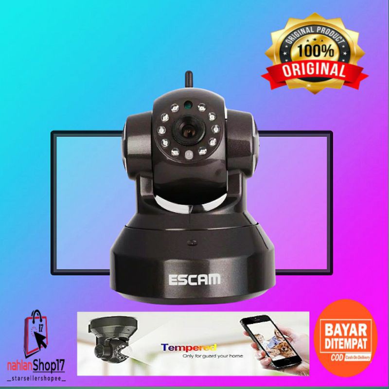Jual ESCAM PEARL QF100 WIRELESS IP CAMERA CCTV / IP Camera CCTV 1/4