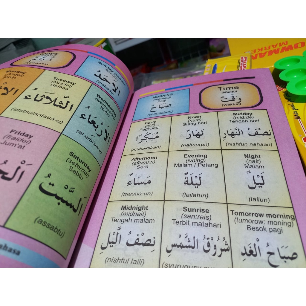 Buku Anak - Kamus 3 Bahasa (Indonesia - Inggris - Arab)