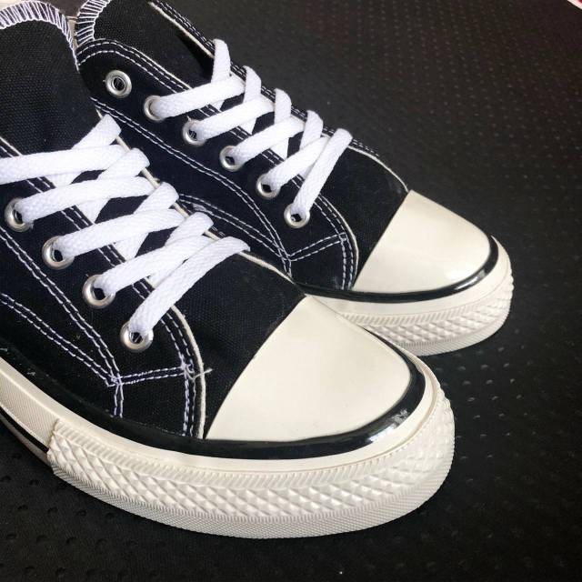 Converse 70s Low Black-White Unisex, Sepatu Converse All Star Classic Grade Ori Vietnam Sepatu murah