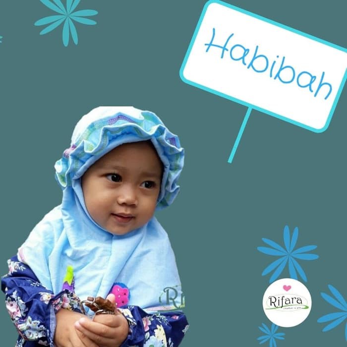 Jilbab Anak RIFARA HABIBAH ( Size XS, S dan M ) , Jilbab Baby