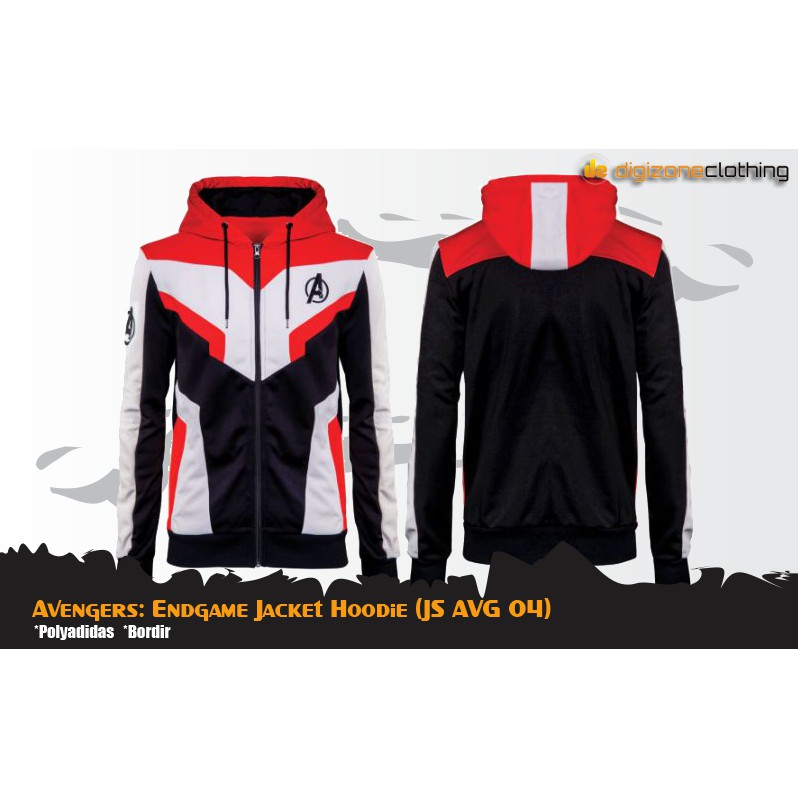 Jaket Hoodie Marvel Avengers Endgame - JS AVG 04