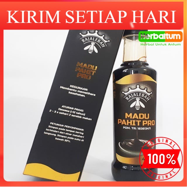 

Madu Hitam Pahit Pro - Raja Lebah Madu Pahit Pro 470 gram