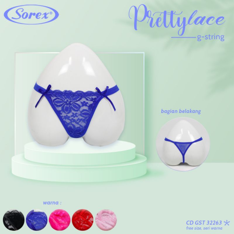 Sorex GST 32263 32266 32267 32269 sexy look celana dalam wanita G-string