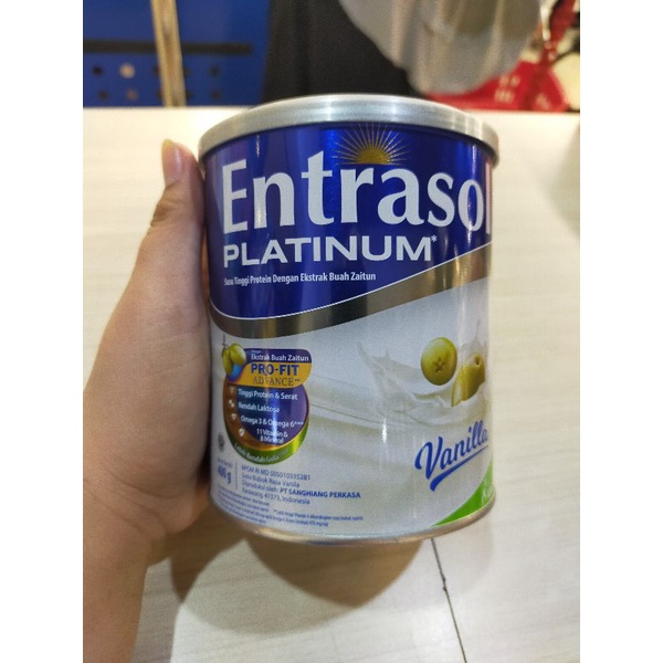 

Entrasol platinum 400gram vanila