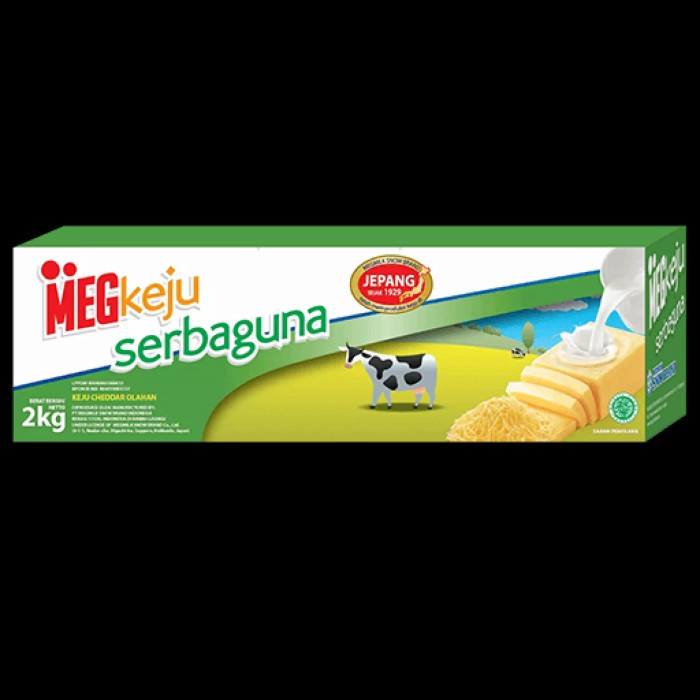 

Keju- Keju Meg 2Kg Serbaguna -Keju.