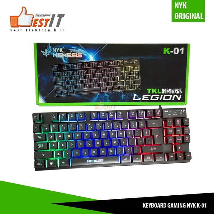 Keyboard Gaming NYK TKL K01 Gaming Keyboard