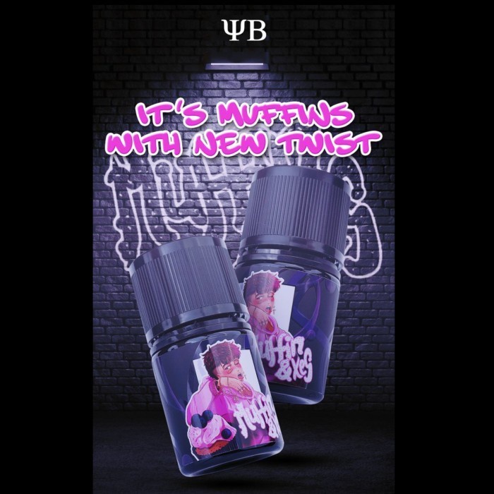 YB Muffin and Xes V2 Blackberry 60ML by Reza Arap / @ybrap Berpita Cukai