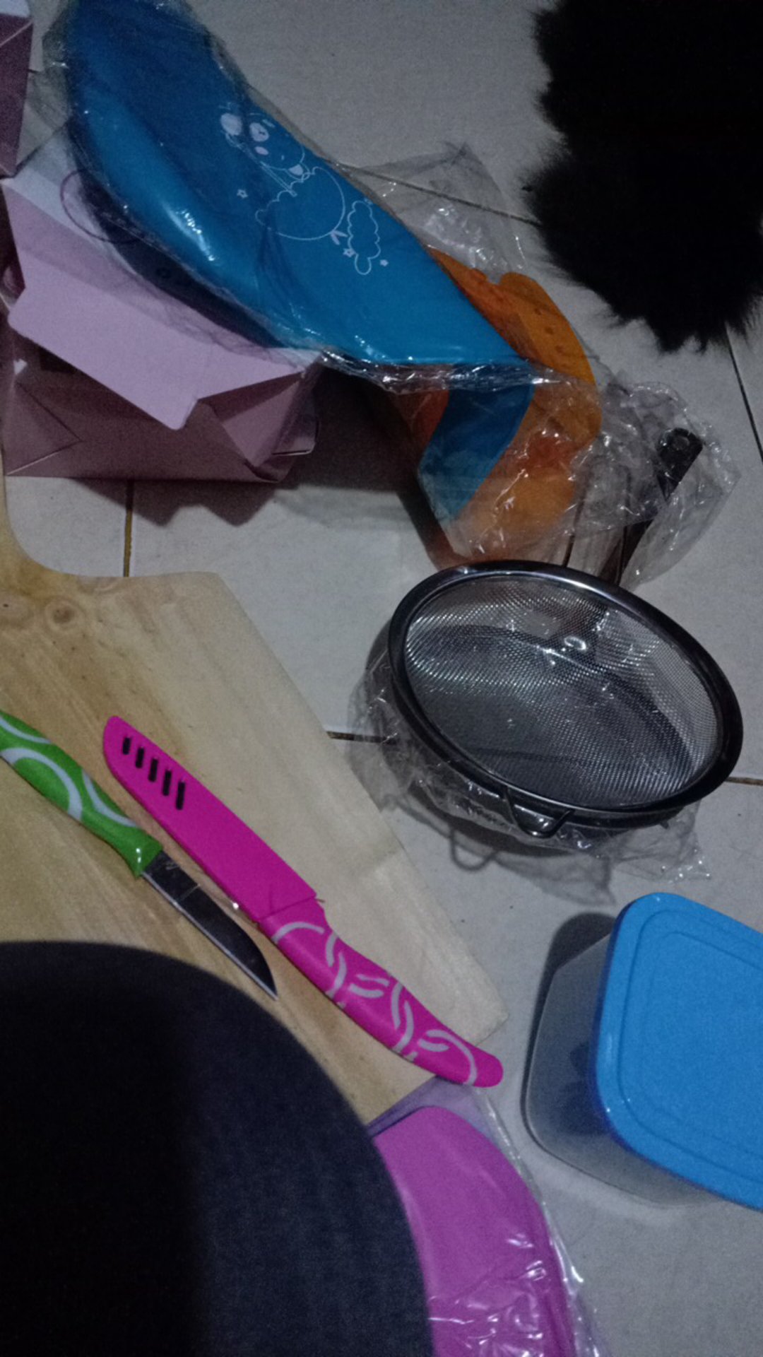 Pisau Stainless Steel Gagang Pelastik Kecil Kupas Buah Sayur Dll