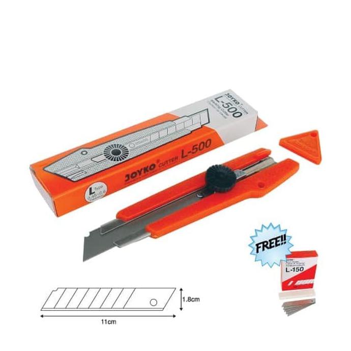 

Produk Unggulan Cutter Besar Joyko L-500 Dapat Free Isi Cutter Limited