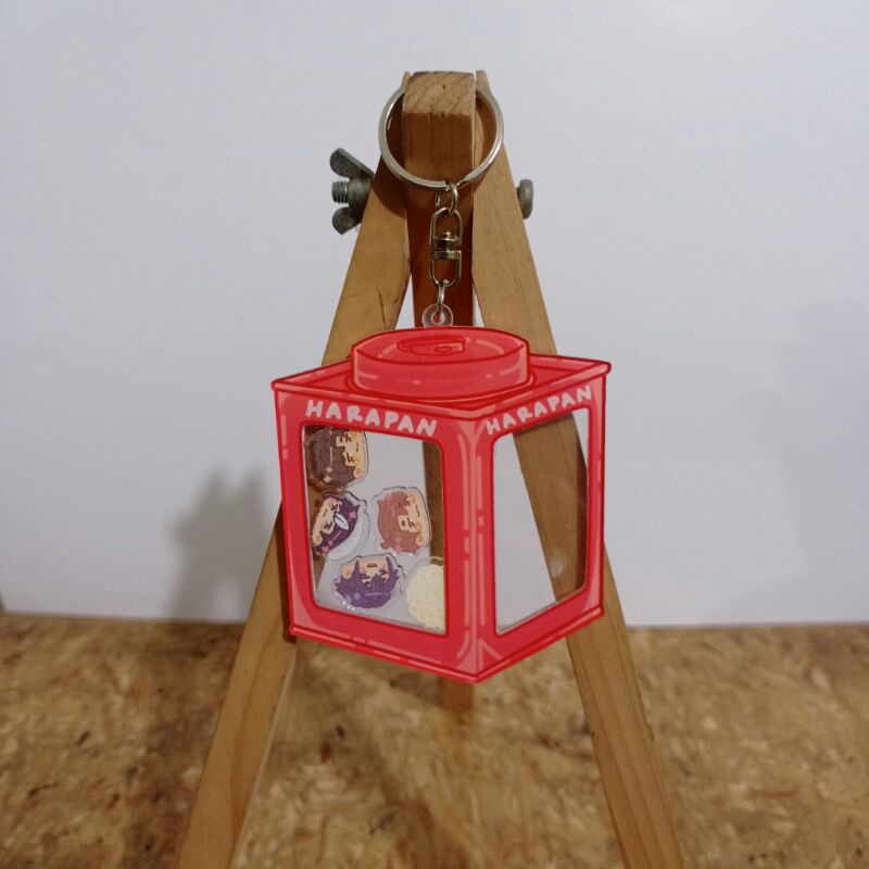 Keychain shakers Hetalia Indonesia by Everyonepiece