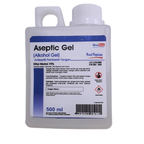 Aseptic Gel Hand Hygiene 500ml