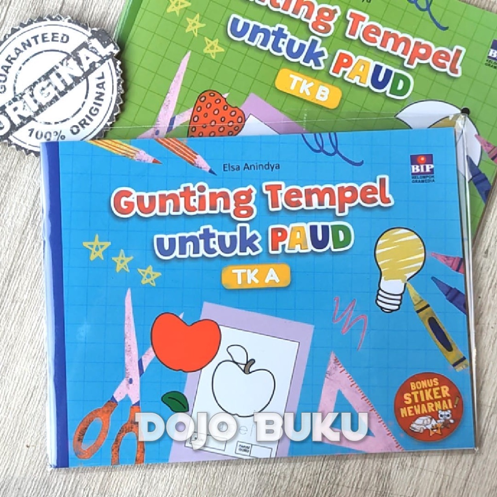 Buku Gunting Tempel Untuk Paud TK A by Elsa Anindya