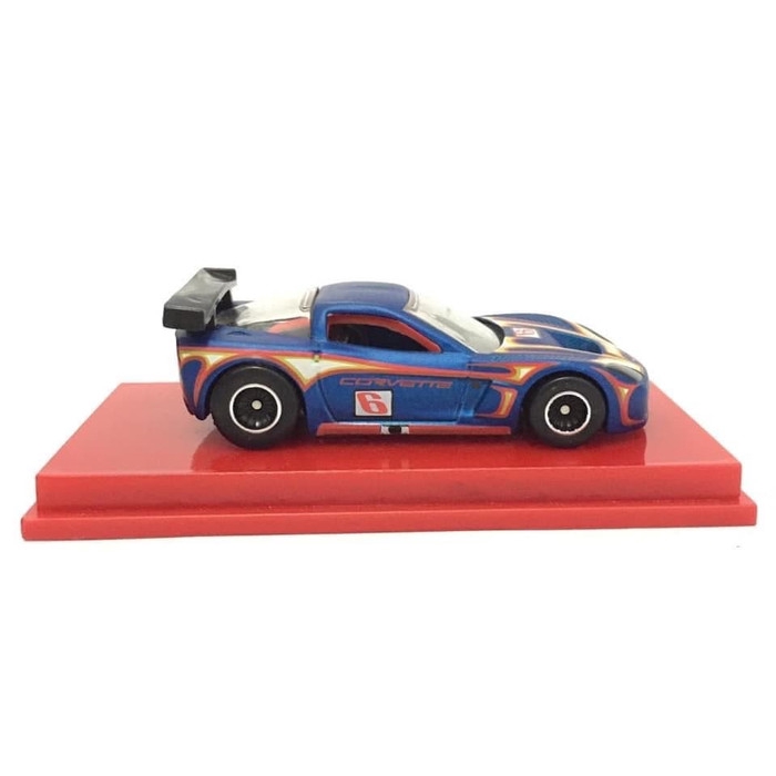 Hot Wheels Garage Ford vs GM Corvette C6R - Base Besi Ban Karet