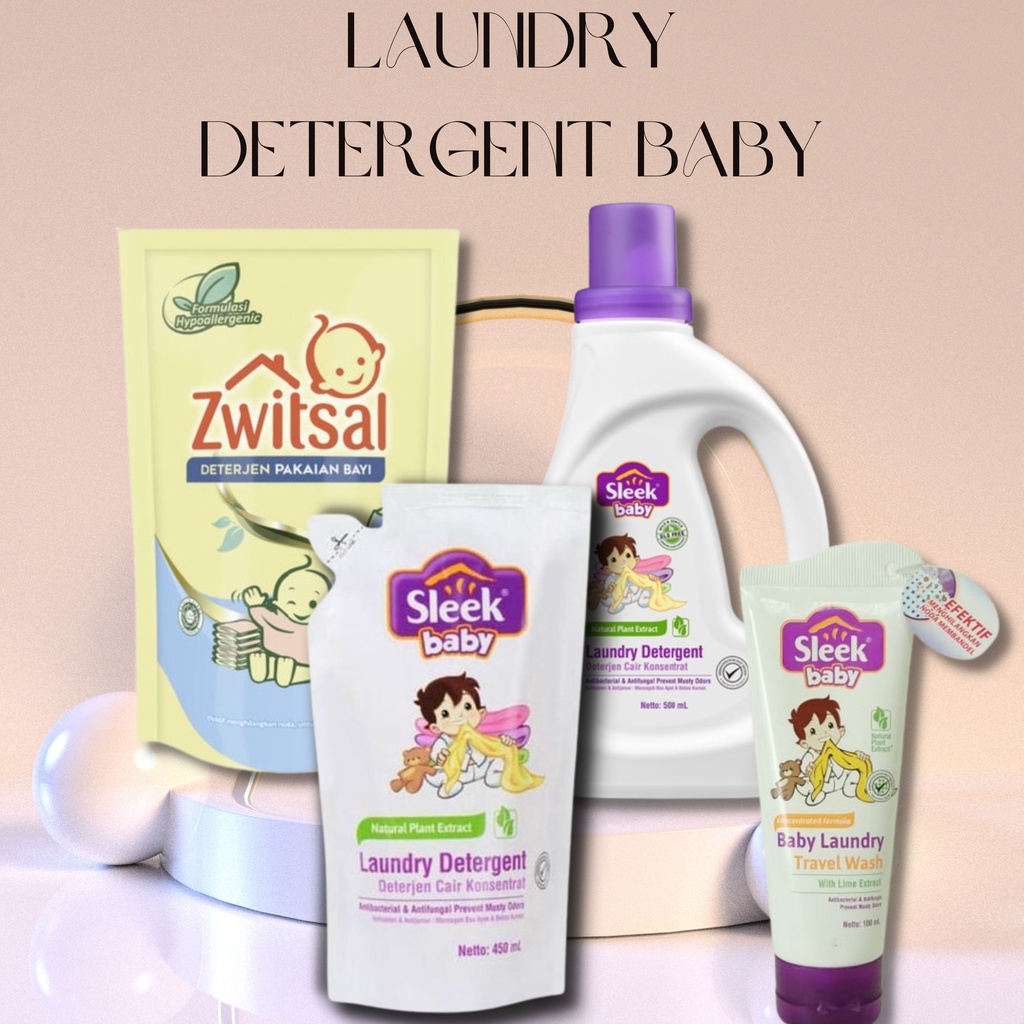 Sabun Cuci Baju Bayi Laundry Detergent Baby berbagai merk pencuci pakaian bayi