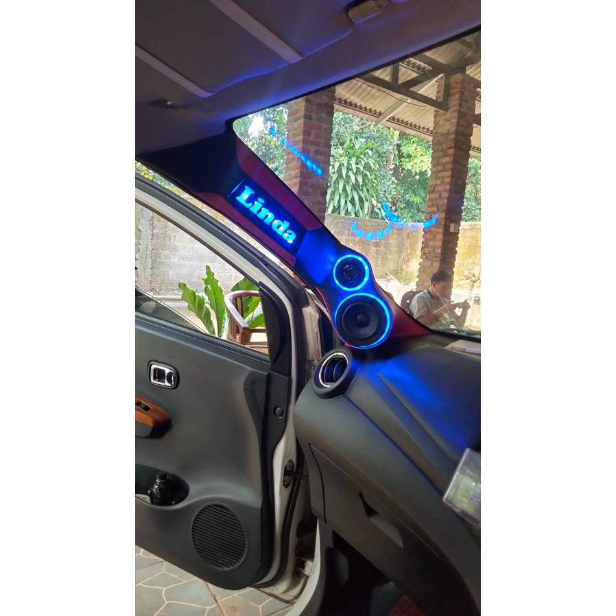 Speaker Pilar 3 way Ayla Agya Sigra Calya Avanza Xenia Veloz Brio Brv Mobilio