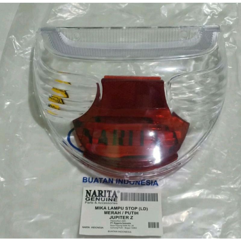 MIKA KACA LAMPU STOP BELAKANG JUPITER Z LAMA 2003-2005 MERAH PUTIH