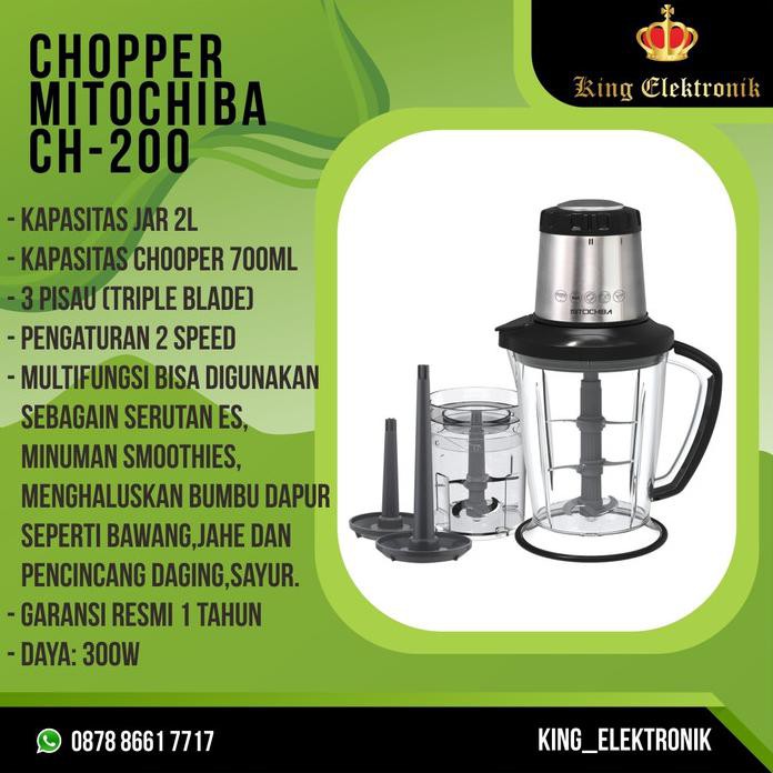 CHOPPER MITOCHIBA CH 200 / CHOPPER MURAH / CHOPPER MITOCHIBA TERLENGKAP