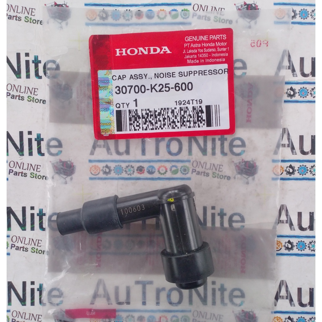 CAP ASSY NOISE SUPPRESSOR TEC 30700-K25-600 Cop Busi Original Honda Beat Pop Genio Scoopy Spacy Vari