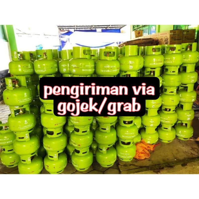 Tabung Gas 3 KG termasuk Isi / Tabung Gas LPG 3Kg Isi / Tabung Gas 3 Kilo Isi