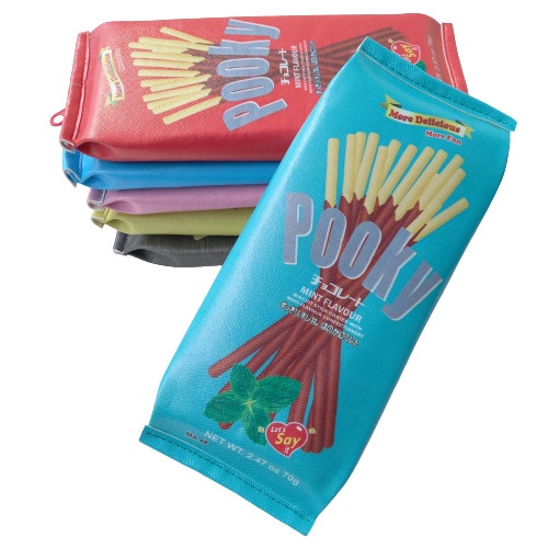 Kotak Pensil Motif Pooky Tempat Pensil-HIJAU