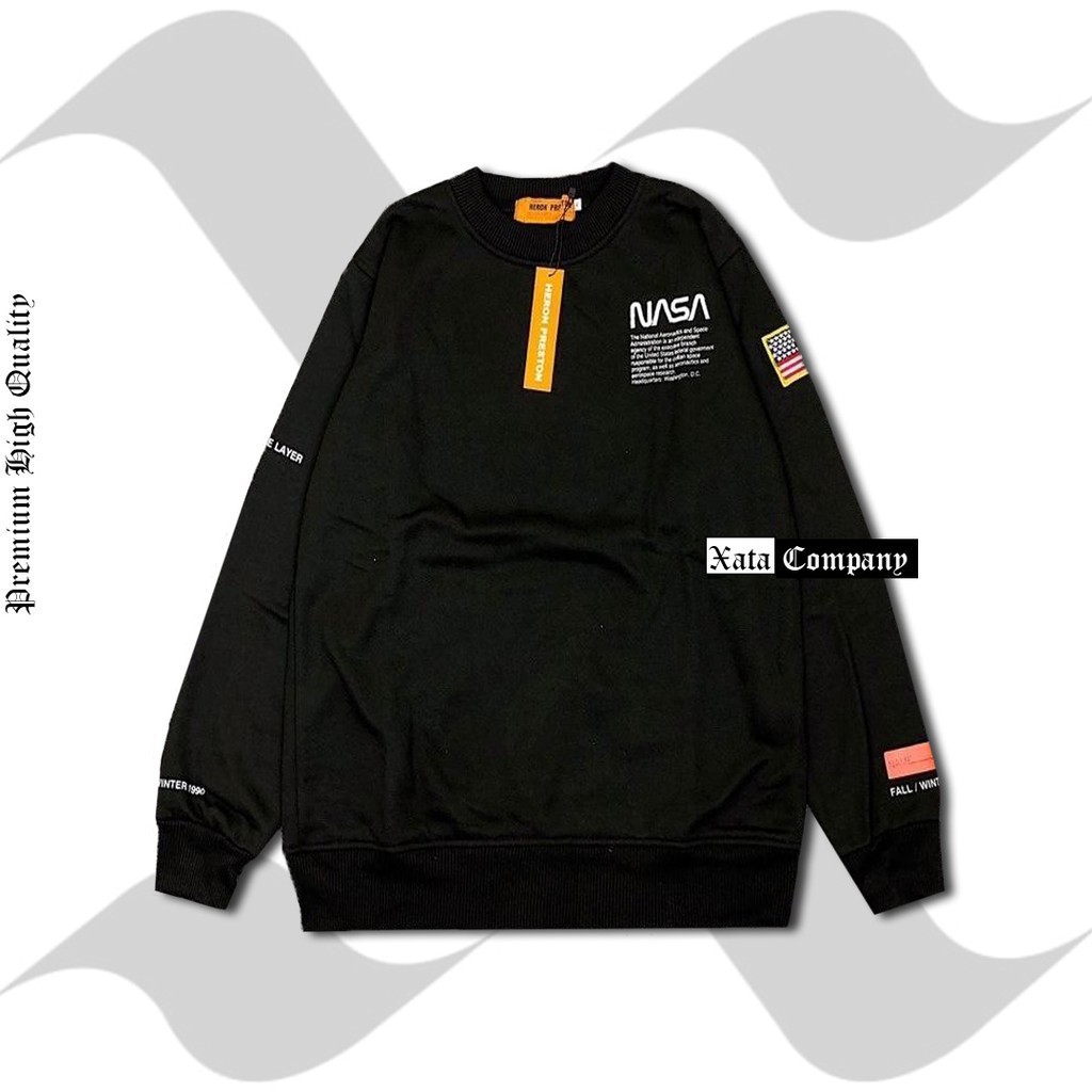 Jaket Crewneck NASA Jaket Pria NASA