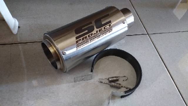 KNALPOT MOTOR KNALPOT MURAH KNALPOT RACING KNALPOT SC PROJECT GP JARING TITAN d50mm-3