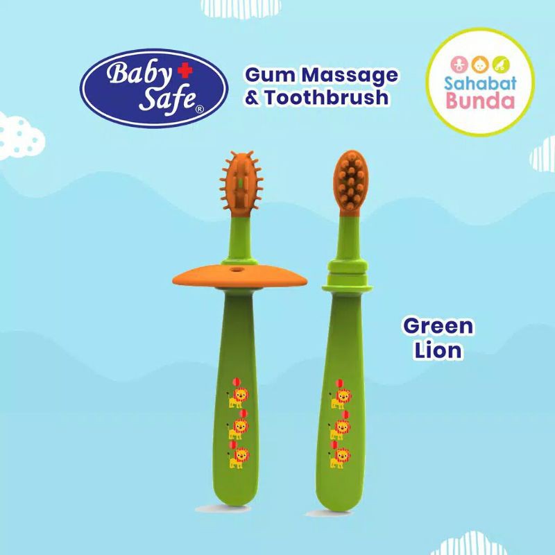 BABY SAFE GUM MASSAGE&amp;TOOTHBRS TB003