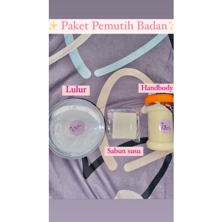 Paket Pemutih badan E budo