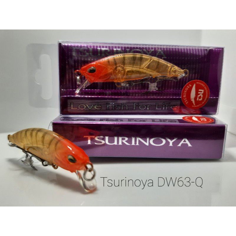 Lure minnowTsurinoya DW63-Q umpan pancing killer
