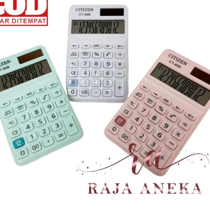 

Update - Kalkulator Calculator Citizen CT 808 12 Digit Warna Menarik CT-808