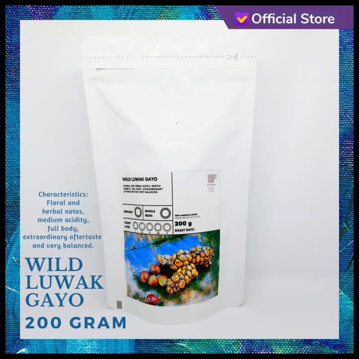 

Kopi Arabika Gayo Luwak 200 Gram Biji Dan Bubuk