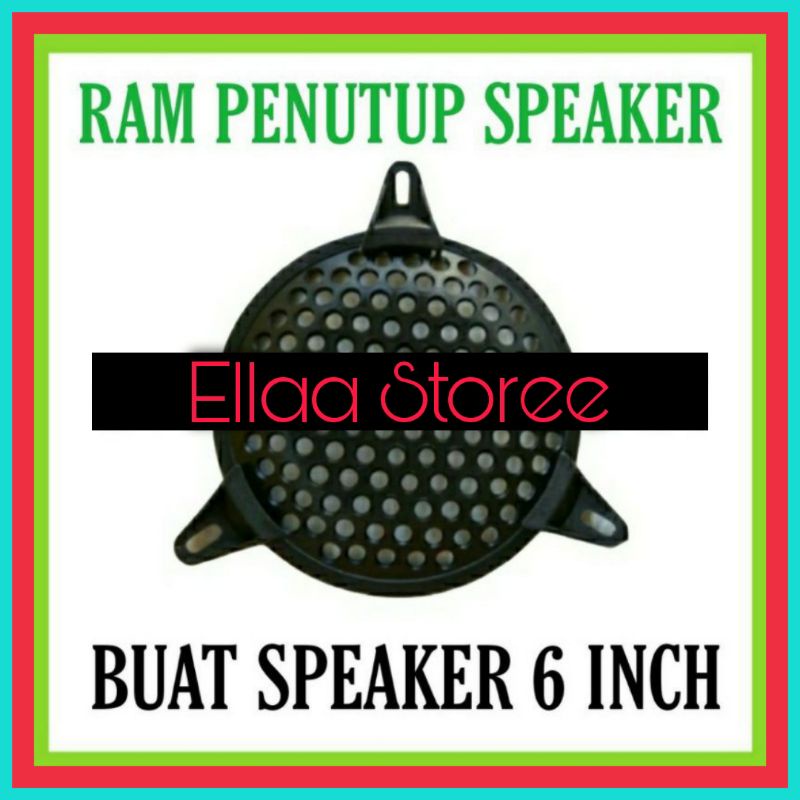 Ram Penutup Speaker 6 Inch / Ram 6 Inch Penutup Speaker / Ram Box Gril
