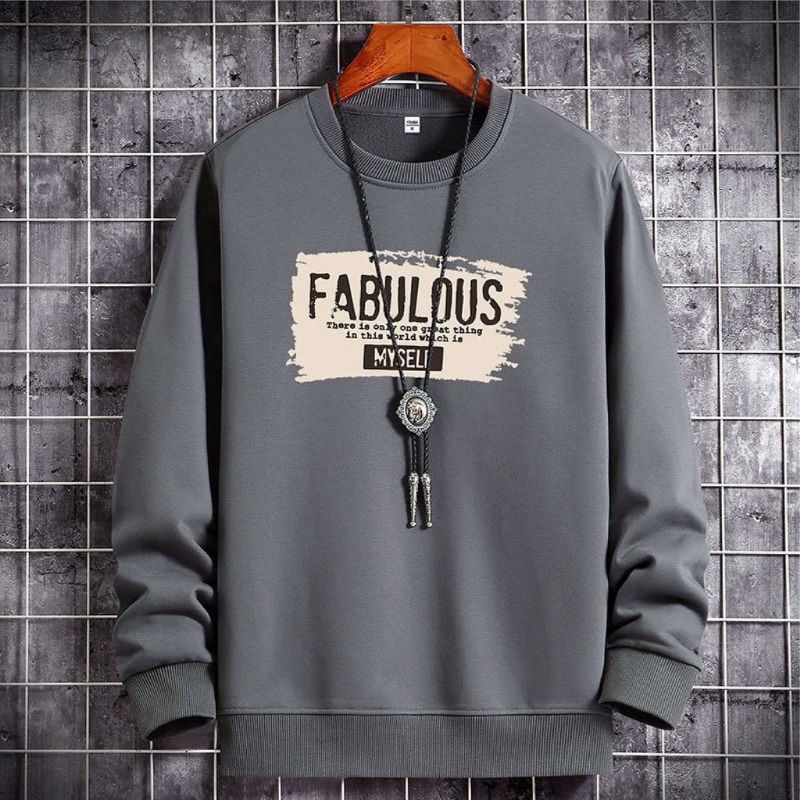 Sweater crewneck pria terbaru FABULOUS basic pria wanita termurah kualitas distro