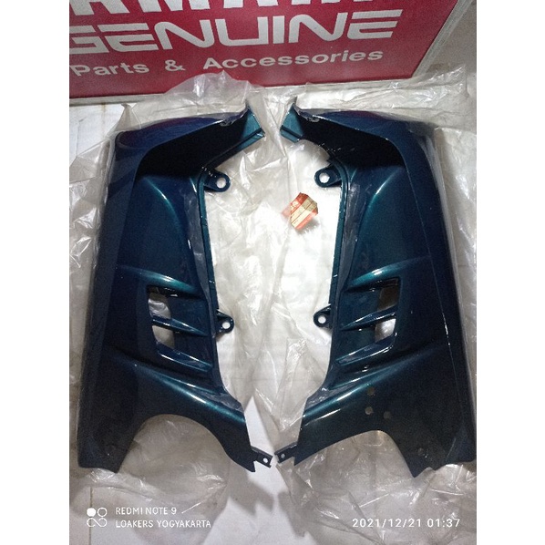 Legshield luar Suzuki tornado hijau original baru