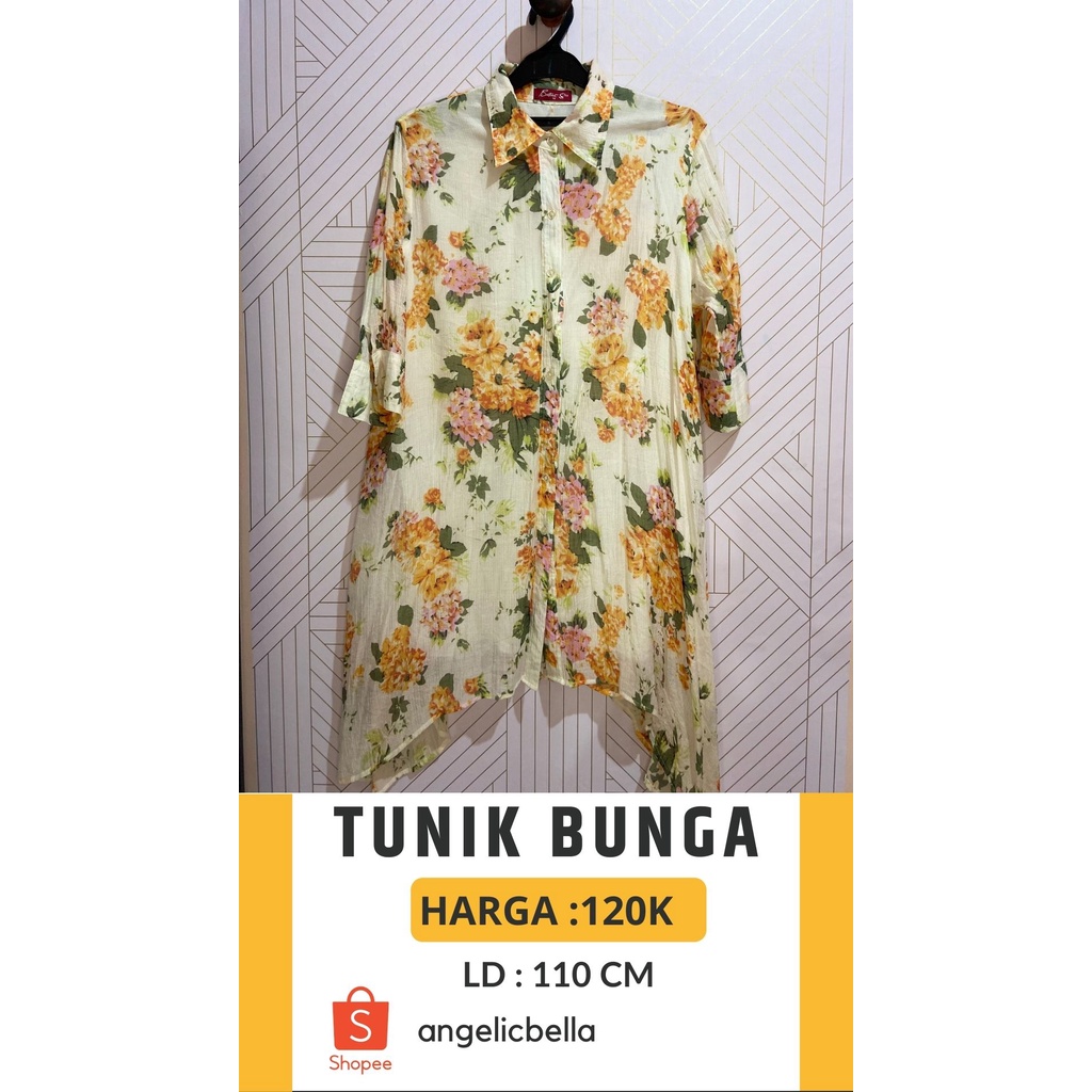 PRELOVED TUNIK BUNGA
