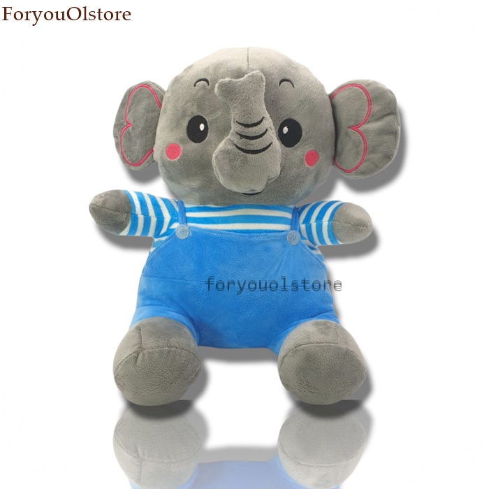 Boneka Gajah New Design/Boneka Hewan/ Koleksi Boneka Gajah/ Maenan Anak Laki Laki Cowok Cewek/Kado Boneka Lucu Imut/ Mainan Anak Viral Boneka / Bahan Yelvo Premium