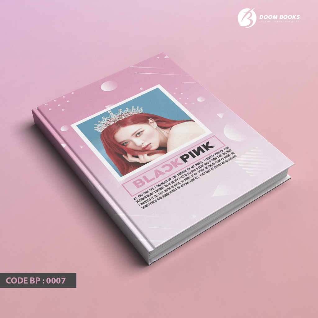 Notebook KPOP BLACKPINK/ Custom Notebook/ Planner Dotted 