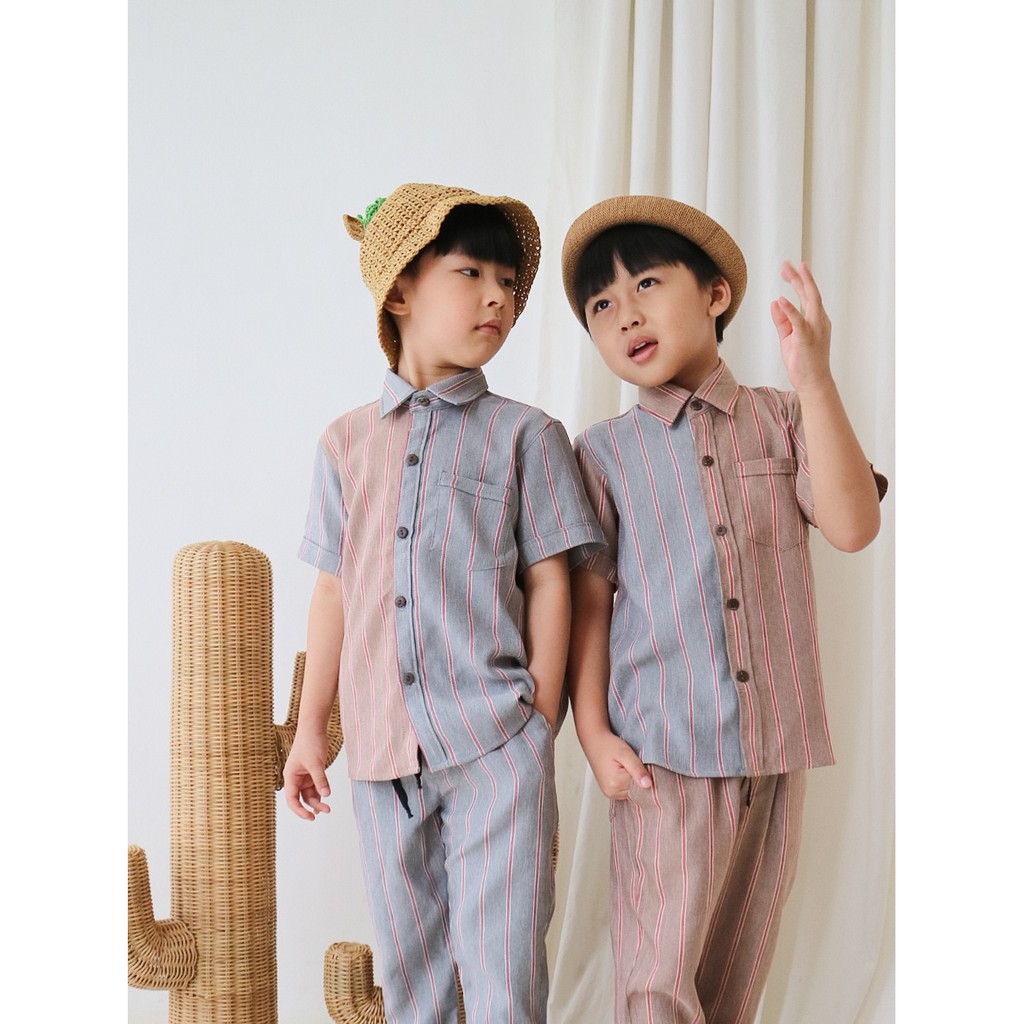 HT Clothingline Stripey Set - Setelan Anak | DUO KRUCILS