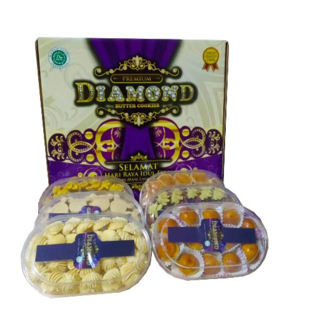 

KUE LEBARAN DIAMOND REGULER ISI 6 TOPLES