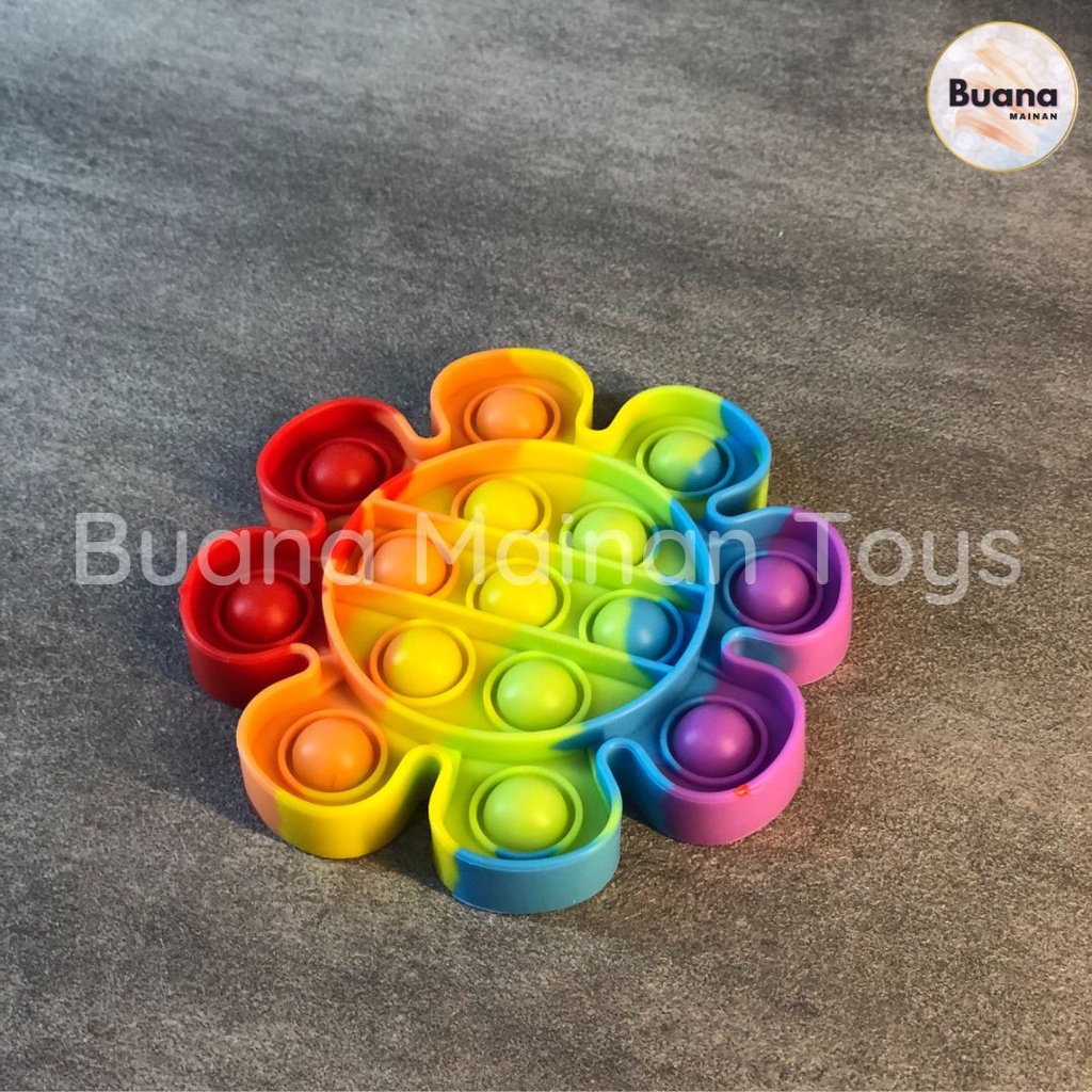 MAINAN ANAK PEREMPUAN FUN TIME POP IT TIKTOK GAMES 5 SHAPE STRESS RELIEF