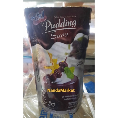 

Pudding susu rasa cokelat