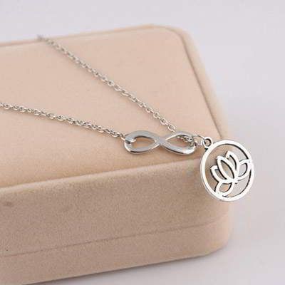 Best Seller Etsy Forever21 Flower Decorated Simple Design Silver Color