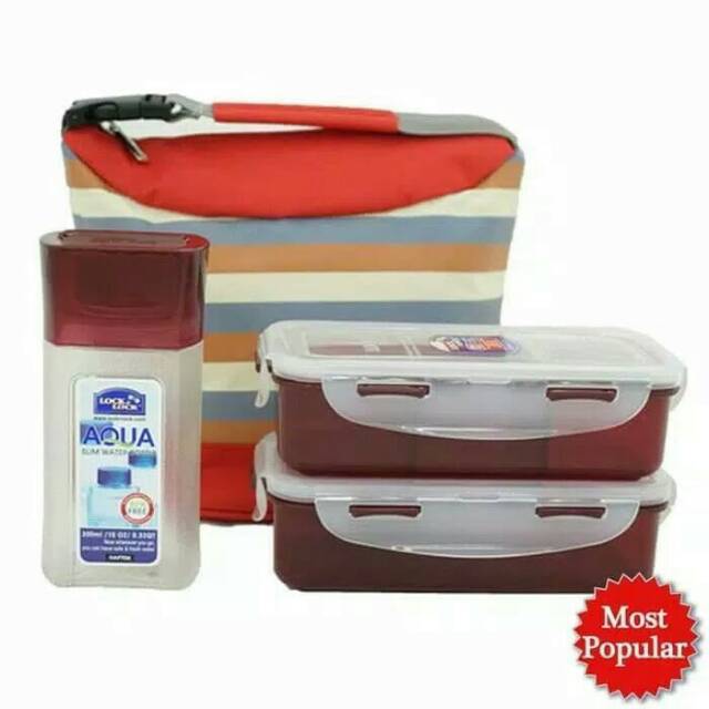 Lock n lock Lunch Box Stripe 3pcs